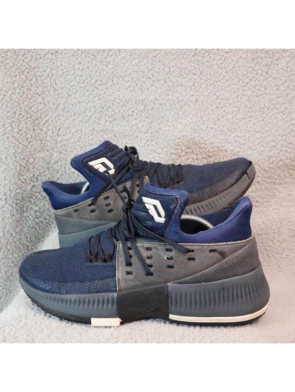 Adidas Dame 3 Collegiate Royal Mens Sz 11 Basketball Shoes
